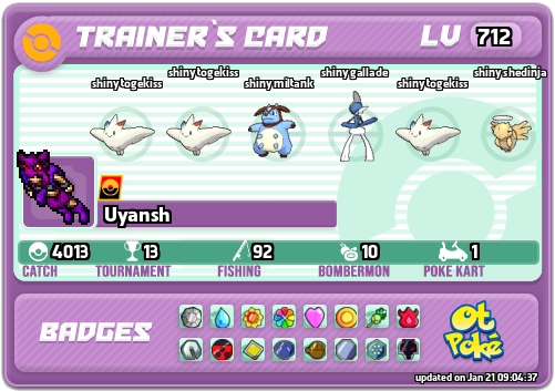 Uyansh Card otPokemon.com