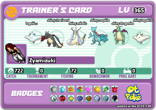 Zyamizuki Card otPokemon.com