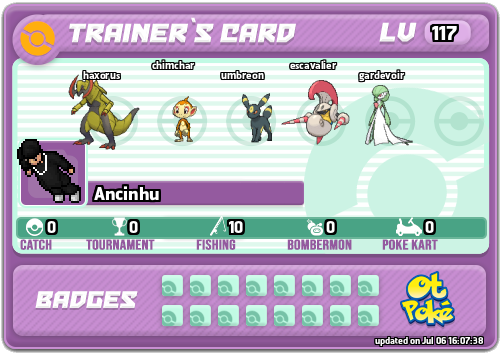 Ancinhu Card otPokemon.com