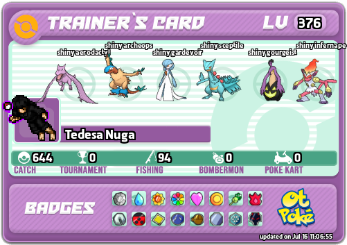 Tedesa Nuga Card otPokemon.com