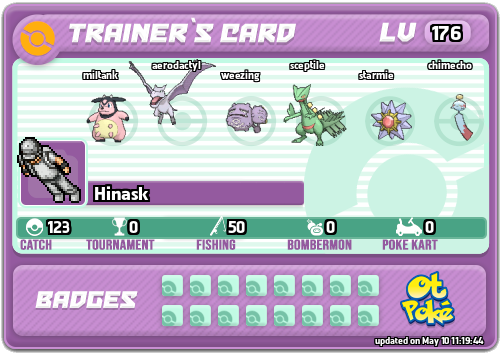 Hinask Card otPokemon.com
