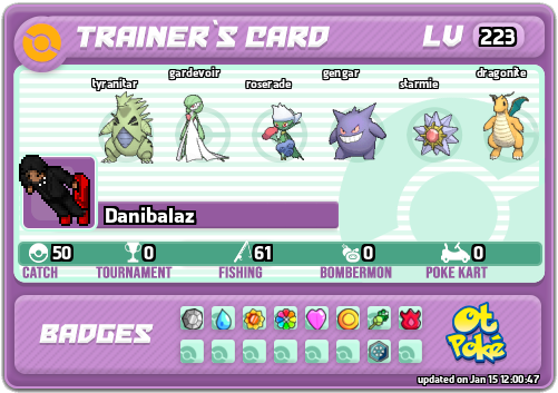 Danibalaz Card otPokemon.com