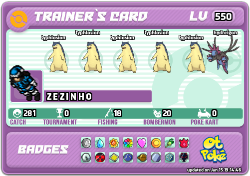 Z E Z I N H O Card otPokemon.com