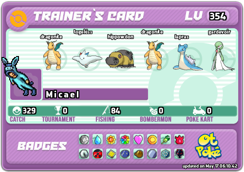 M i c a e l Card otPokemon.com
