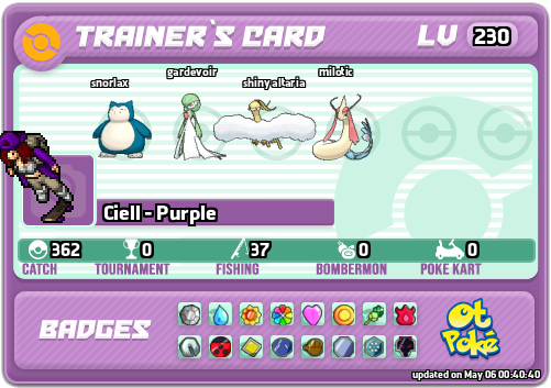 Ciell - Purple Card otPokemon.com