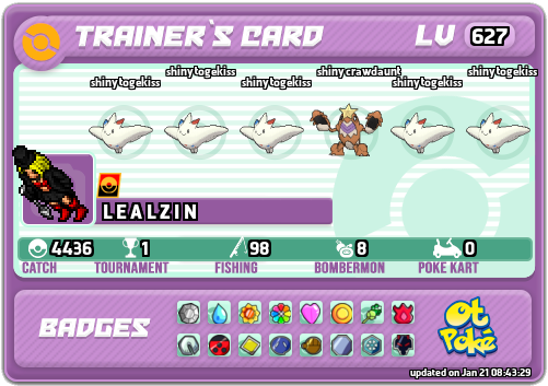 L E A L Z I N Card otPokemon.com