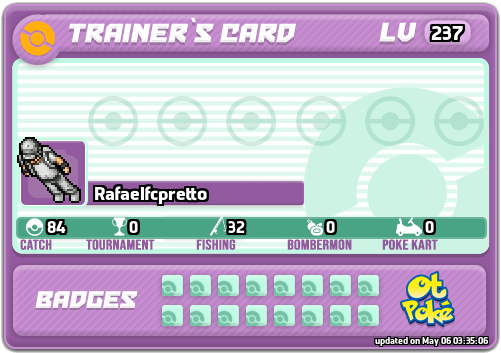 Rafaelfcpretto Card otPokemon.com