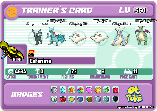 Cafenine Card otPokemon.com
