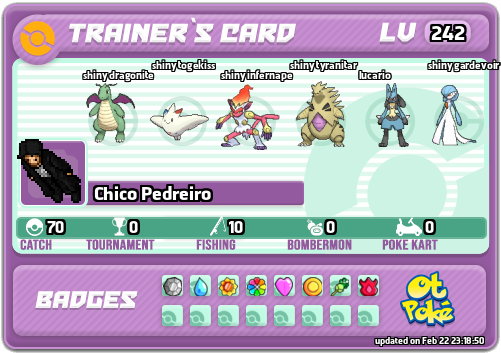 Chico Pedreiro Card otPokemon.com