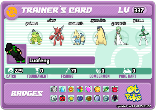Luofeng Card otPokemon.com