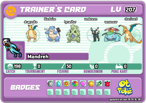 Mandreh Card otPokemon.com