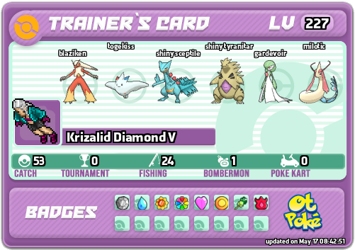 Krizalid Diamond V Card otPokemon.com