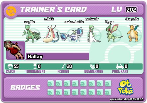 Hallay Card otPokemon.com