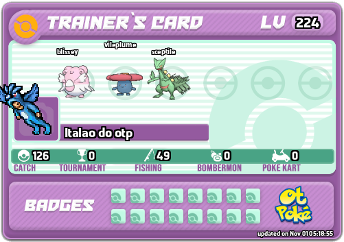 Italao do otp Card otPokemon.com