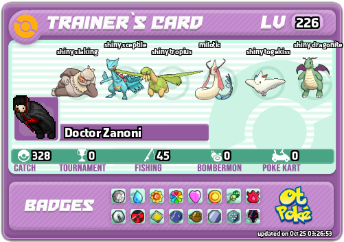 Doctor Zanoni Card otPokemon.com