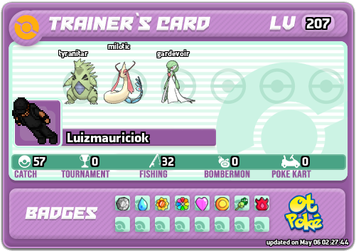 Luizmauriciok Card otPokemon.com