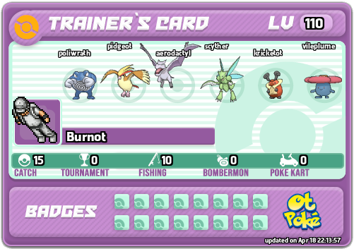 Burnot Card otPokemon.com