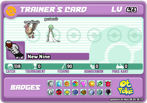 New Nine Card otPokemon.com