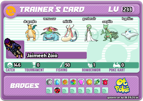 Jaimeeh Zoio Card otPokemon.com