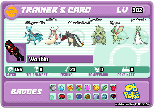 Wonbin Card otPokemon.com