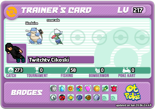 Twitchtv Cikoski Card otPokemon.com
