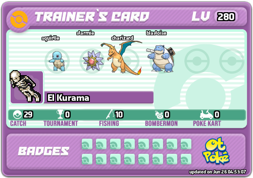 El Kurama Card otPokemon.com