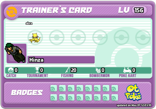 Hinza Card otPokemon.com