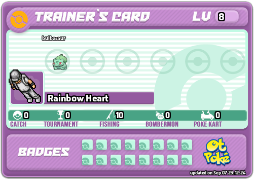 Rainbow Heart Card otPokemon.com