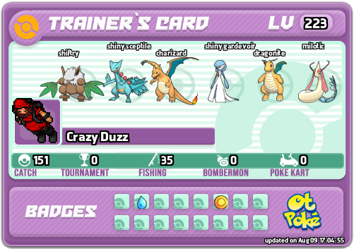 Crazy Duzz Card otPokemon.com