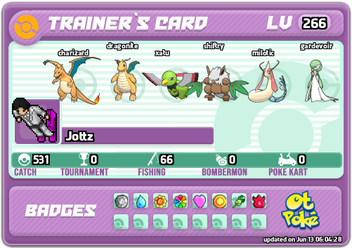 Jottz Card otPokemon.com