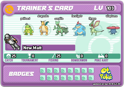 New Matt Card otPokemon.com