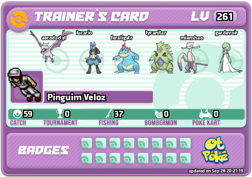 Pinguim Veloz Card otPokemon.com