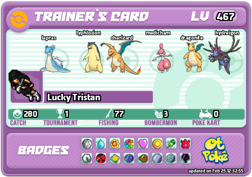 Lucky Tristan Card otPokemon.com