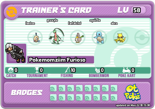 Pokemomziim Furioso Card otPokemon.com