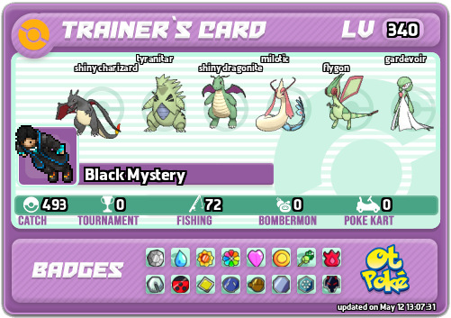 Black Mystery Card otPokemon.com