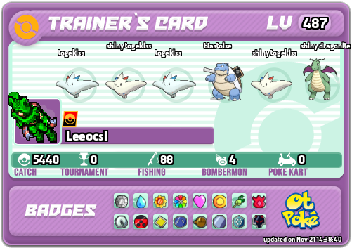 Leeocsl Card otPokemon.com