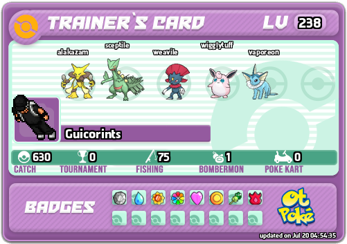 Guicorints Card otPokemon.com