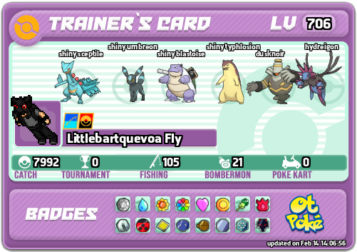 Littlebartquevoa Fly Card otPokemon.com