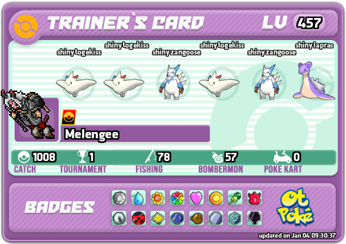 Melengee Card otPokemon.com