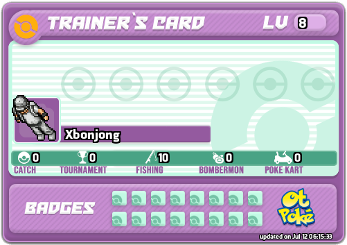 Xbonjong Card otPokemon.com