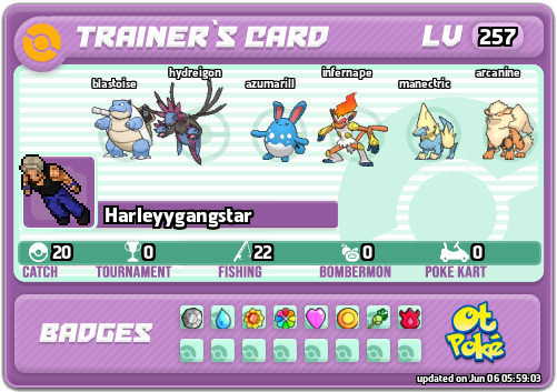 Harleyygangstar Card otPokemon.com