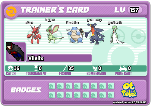 Vilelix Card otPokemon.com