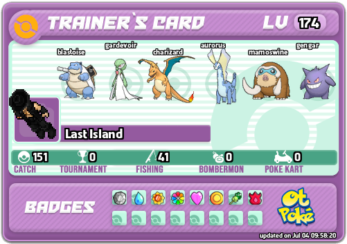 Last Island Card otPokemon.com
