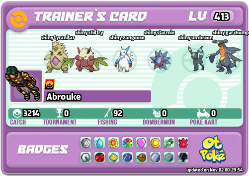 Abrouke Card otPokemon.com