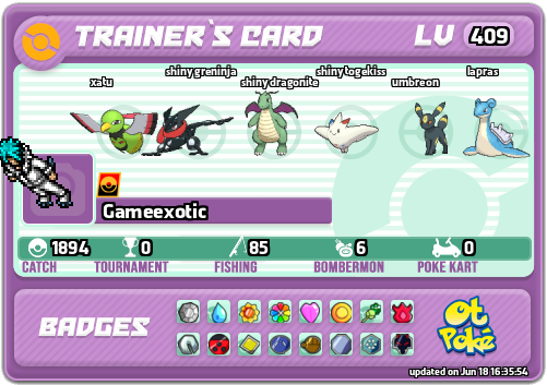 Gameexotic Card otPokemon.com
