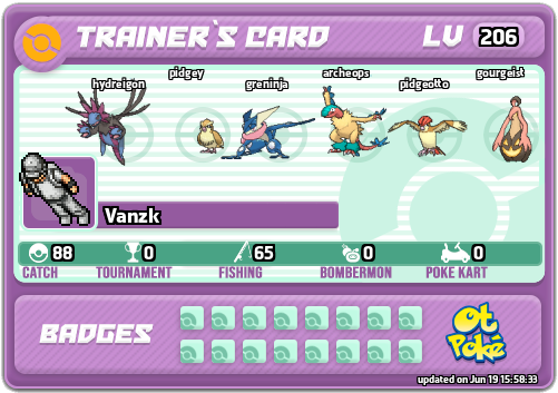 Vanzk Card otPokemon.com