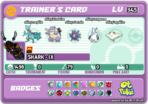 SHARK - IX Card otPokemon.com