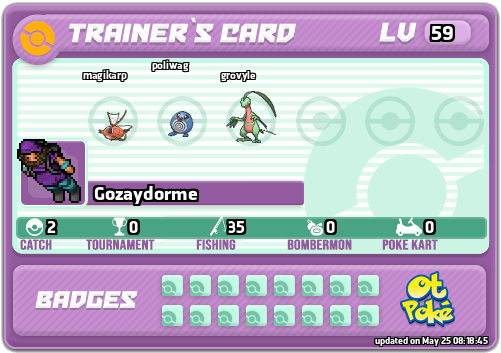 Gozaydorme Card otPokemon.com