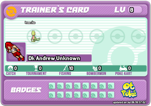 Dk Andrew Unknown Card otPokemon.com
