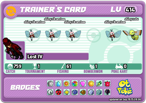 Lost IV Card otPokemon.com